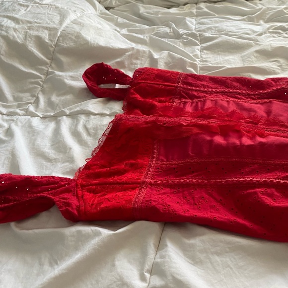 Red corset top - Picture 5 of 8